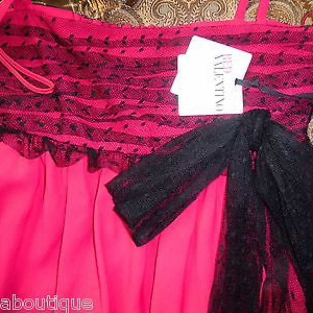 NWT‎ $650 RedValentino  by Valentino Garavani fushia dress. Size IT 46 US 8 - Picture 3 of 7